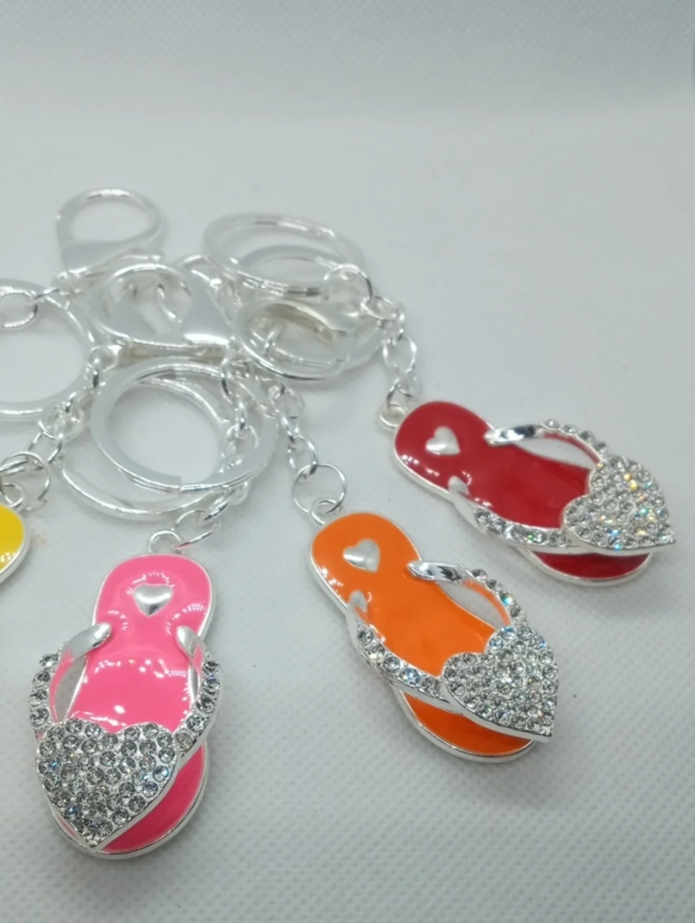 BEJEWELED FLIP-FLOP BAG/KEY CHAIN - Picture 6 of 10